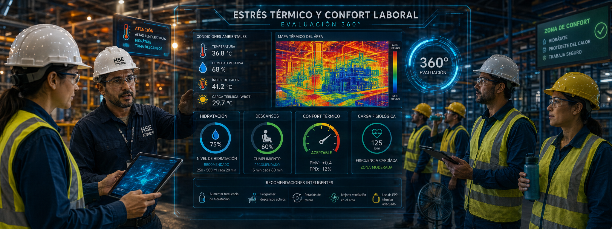 Estrés Térmico y Confort Laboral
