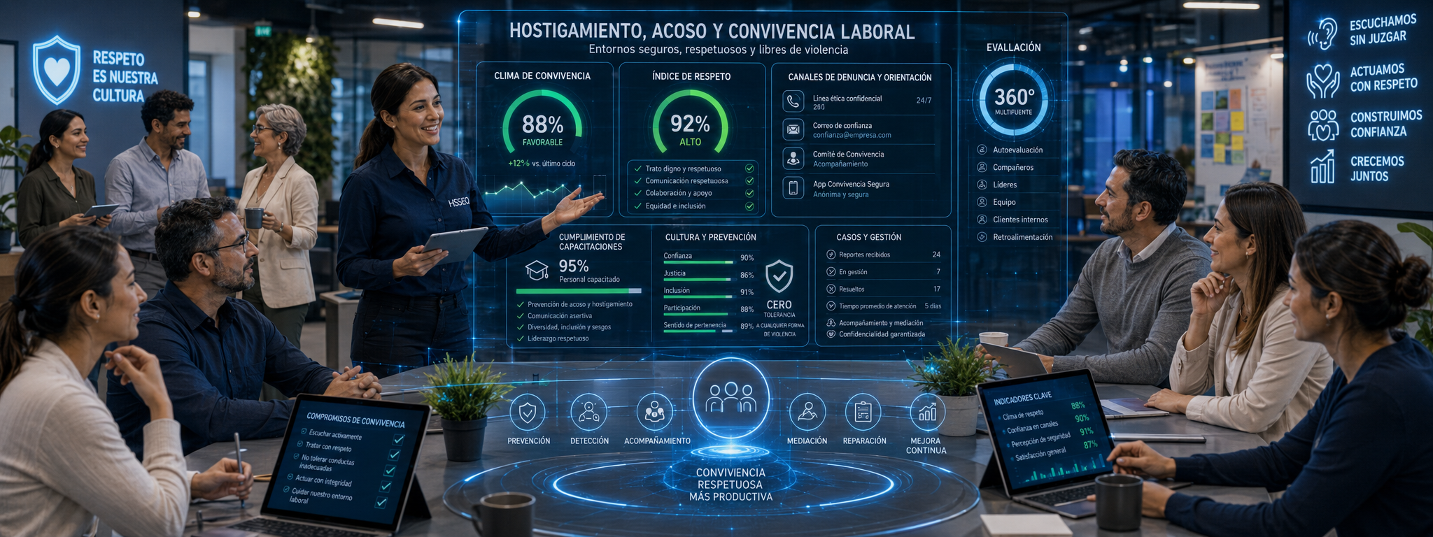 Hostigamiento, Acoso y Convivencia Laboral